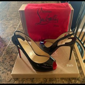 Louboutin, like new, with bottom protectors applied